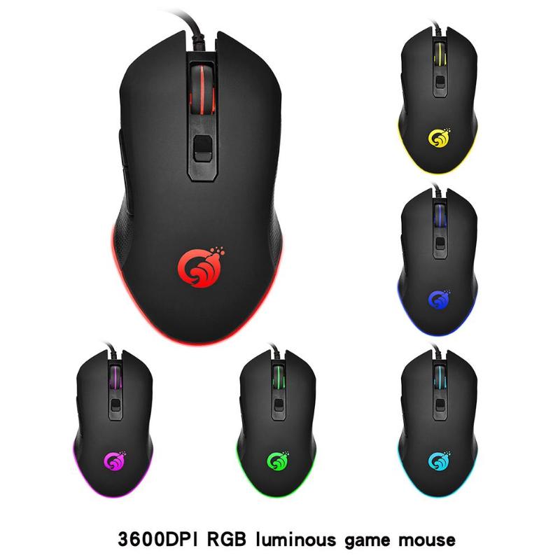 Durable Wired Mouse Delicate G70 USB Wired Gaming Mouse 6 Buttons 3200DPI Optical Computer Mouse Gamer Mice Newest