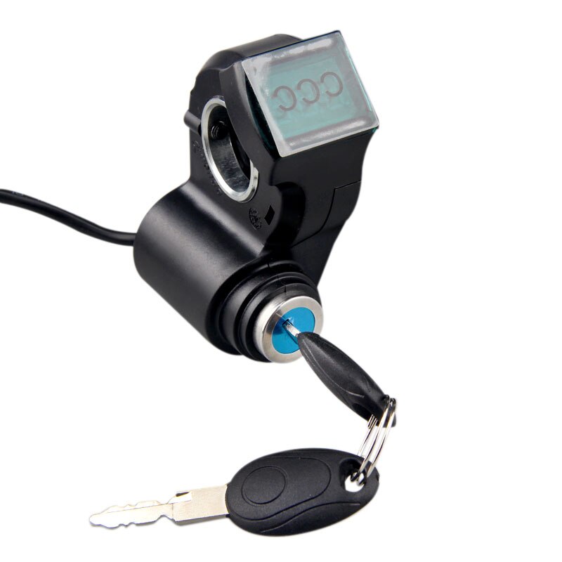 Scooter Led Digitale Display Batterij Voltage Indicator Met Slot/Sleutel Voor Elektrische Fiets Scooter