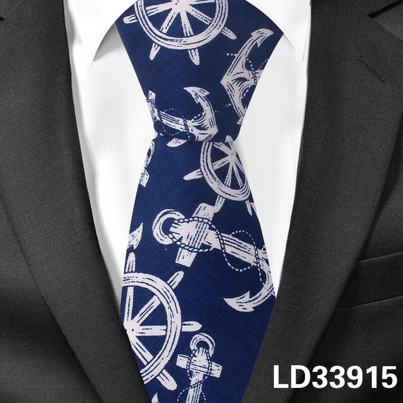 Animal Tie For Men Women Skinny Neck Tie For Wedding Business Casual Cartoon Neckties Classic Suit Slim Cotton Neck Ties: LD33915