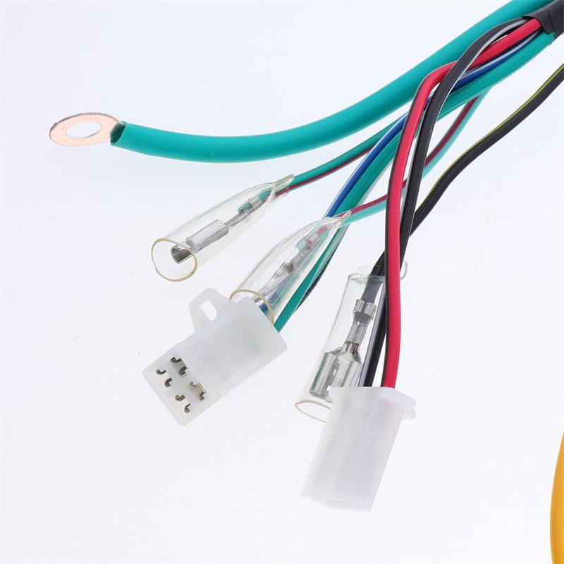 Motorcycle Cable Wiring Harness Full Vehicle Line Assembly For ATV Quad Scooter Electrics Wire Lgnition Line Moto Accessories