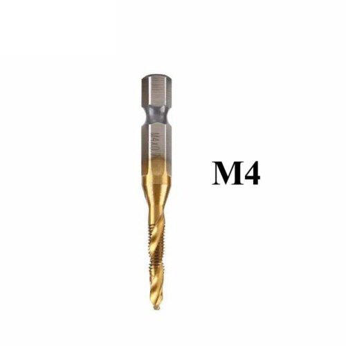 Hss zeskant combinatie tap boor verzinkboor ontbramen composiet schacht eool set: M4 0 7mm