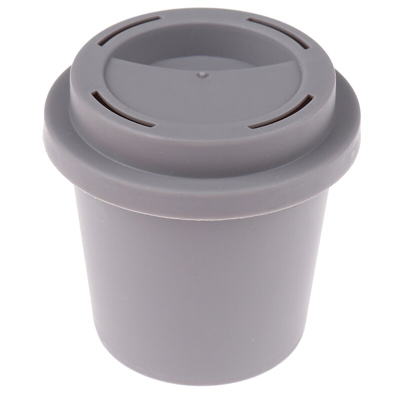 Empty Coffee Cup Sponge Stand Storage Case Makeup Puff Holder Empty Cosmetic Dry Box Makeup Accessories: Grey