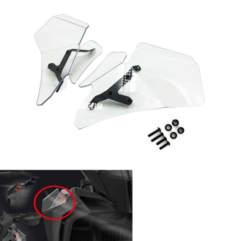 For KTM 1290 SUPER ADVENTURE R S T 1090 ADV Motorcycle Shroud Windshield Windscreen HandShield Handguard Wind Deflector