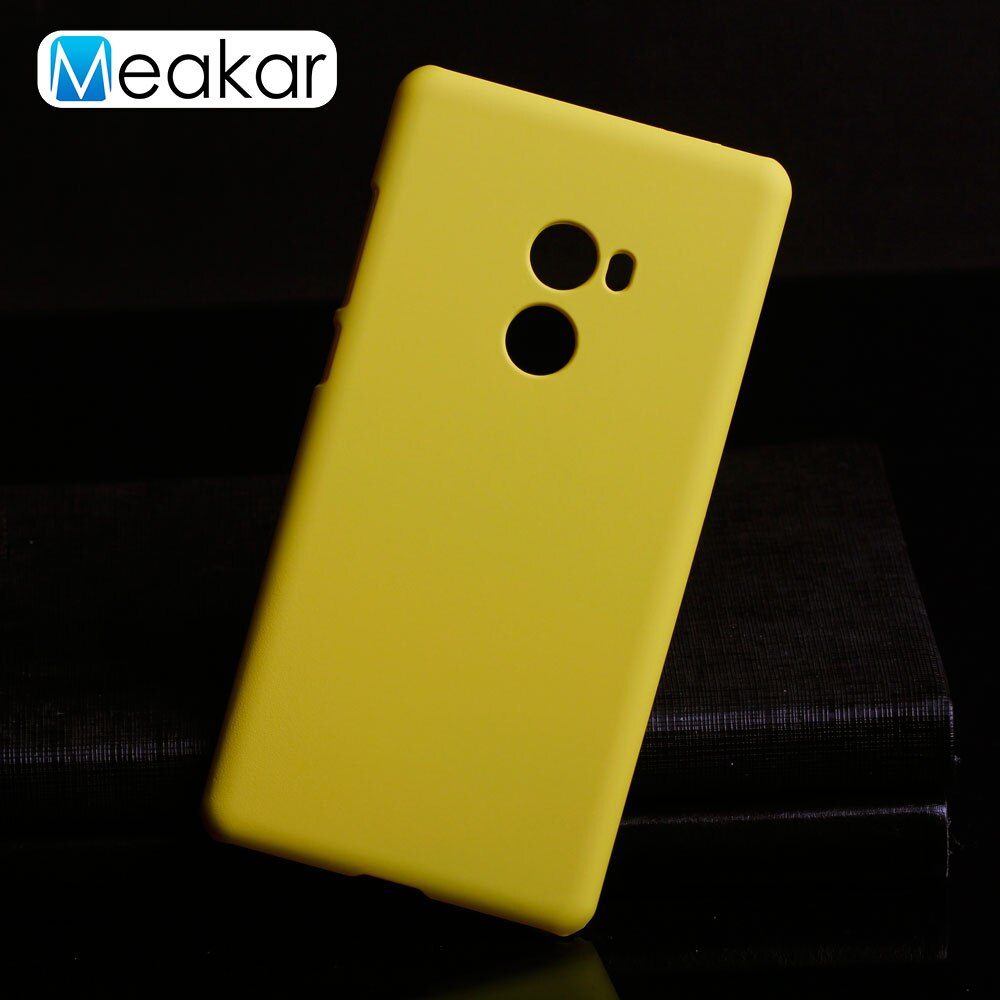 Funda de plástico mate para Xiaomi Mi Mix 2, 5,99%, Evo, Mix2: For Mi Mix Evo / Yellow