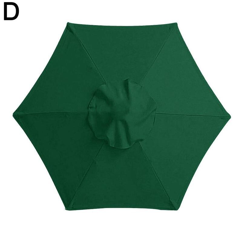 Outdoor Parasol Replacement Cloth Outdoor Umbrella Diy Tent Cover Sunshade Anti-uv Sew Sunshade Canopy 2m Material H4k0: green