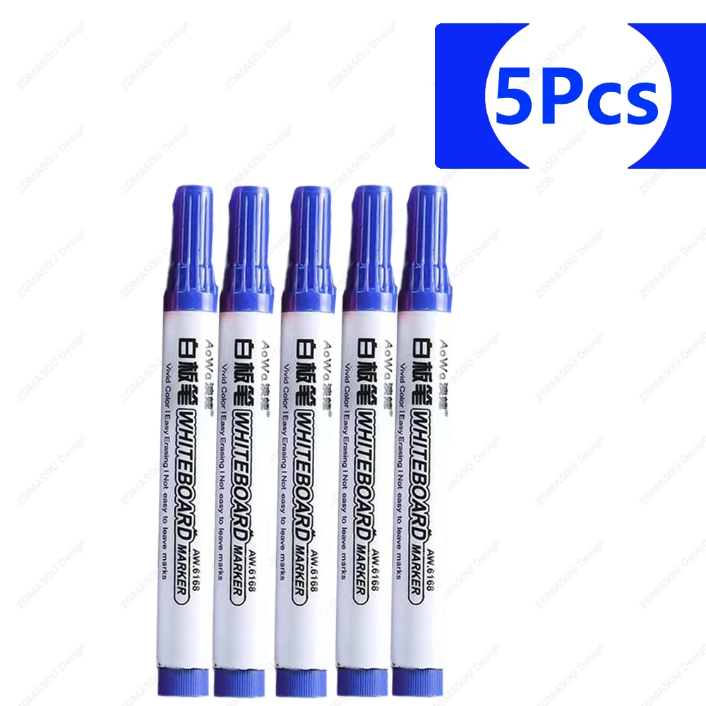 100-1pcs Erasable Whiteboard Marker Pen Teaching Chalk Blackboard Marker for Ceramics Glass Office School Art Stationery