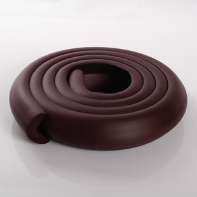 1 Pc Baby Verdikking Clausule Dikke Strip Anti Bump Strips Foam Bescherming Tafelrand ATRQ0376: brown
