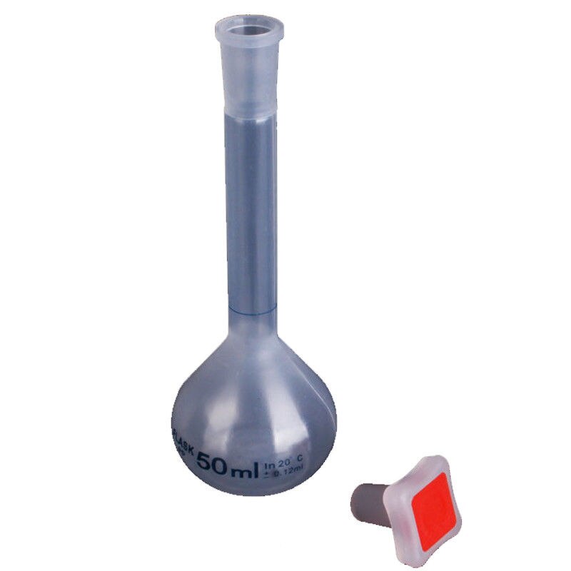 10 ml-1000 ml Heimat/Labor Kunststoff Messkolben Für Chemie Experienment Reagenz Flaschen w/Schraube buchse Typ