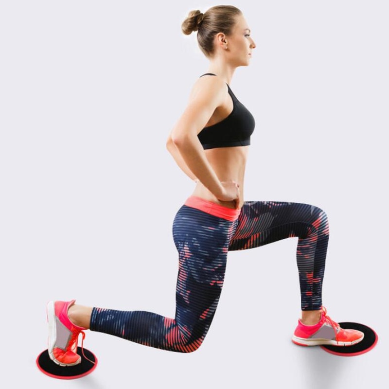 Pilates Sliding Sisc Yoga Abdominal Muscle Fitness Foot Sliding Disc Sest Line Hip Training Home Sports Sliding Board Pad