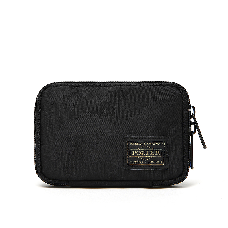 Clé de voiture organisateur femmes femme de ménage en Nylon porte-clés femmes voiture clé sac porte-monnaie porte-clés pour clés Porta Chaves: black key holder
