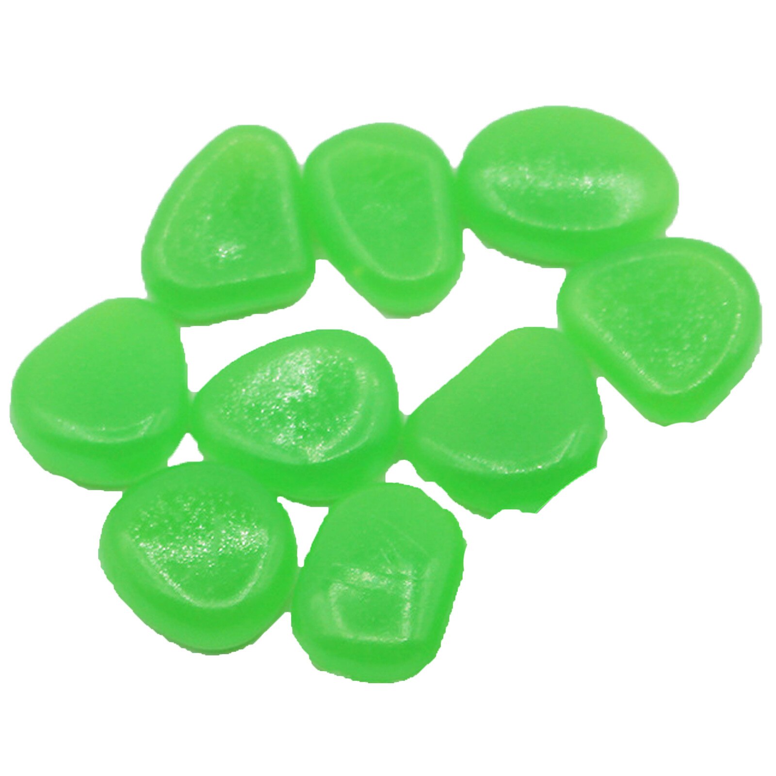 50PC DIY Decorative Luminous Stones For Yards Lawns Walkways Garden Plants Artificial Pebble Lawn Garden Yard Decoration