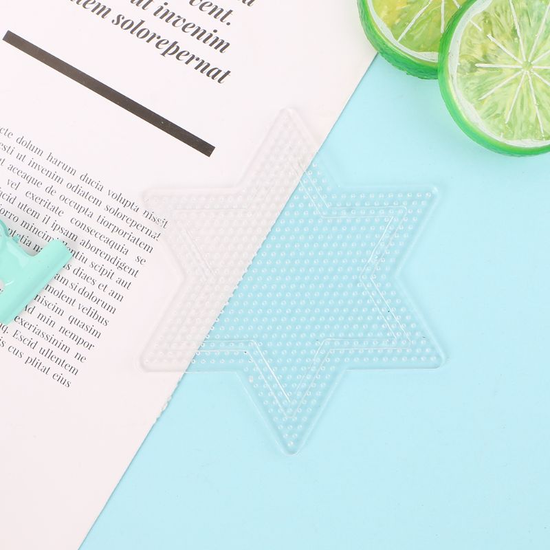 4Pcs Diy Transparent Shape Puzzle Template For 2.6mm Hama Beads Perler Beads