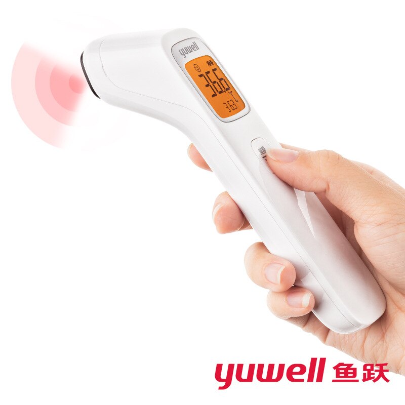 Yuwell Baby Contactloze Infrarood Voorhoofd Thermometer Digitale Infrarood Hydrothermograph Kinderen Body Hermograph Nauwkeurige YHW-2