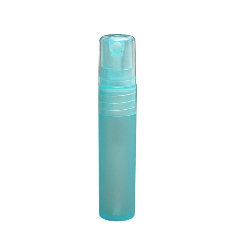 5/10ml tyhjää suihkepulloa matka läpinäkyvä muovinen hajuvesisumutin mini tyhjä suihkepullo, täytettävä kosmetiikkasäiliö: 5ml / Sininen