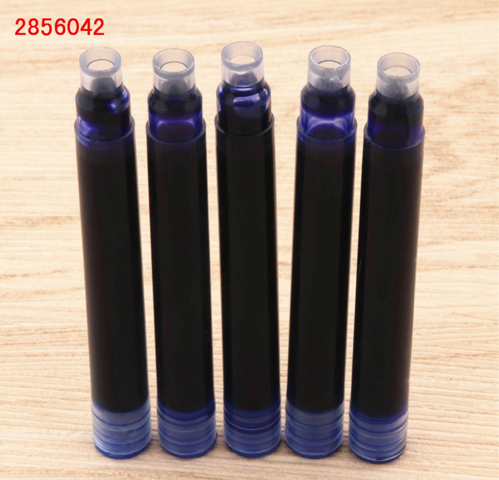 Luxury various colors Business office Fountain Pen Student school office supplies: 5pcs ink Blue
