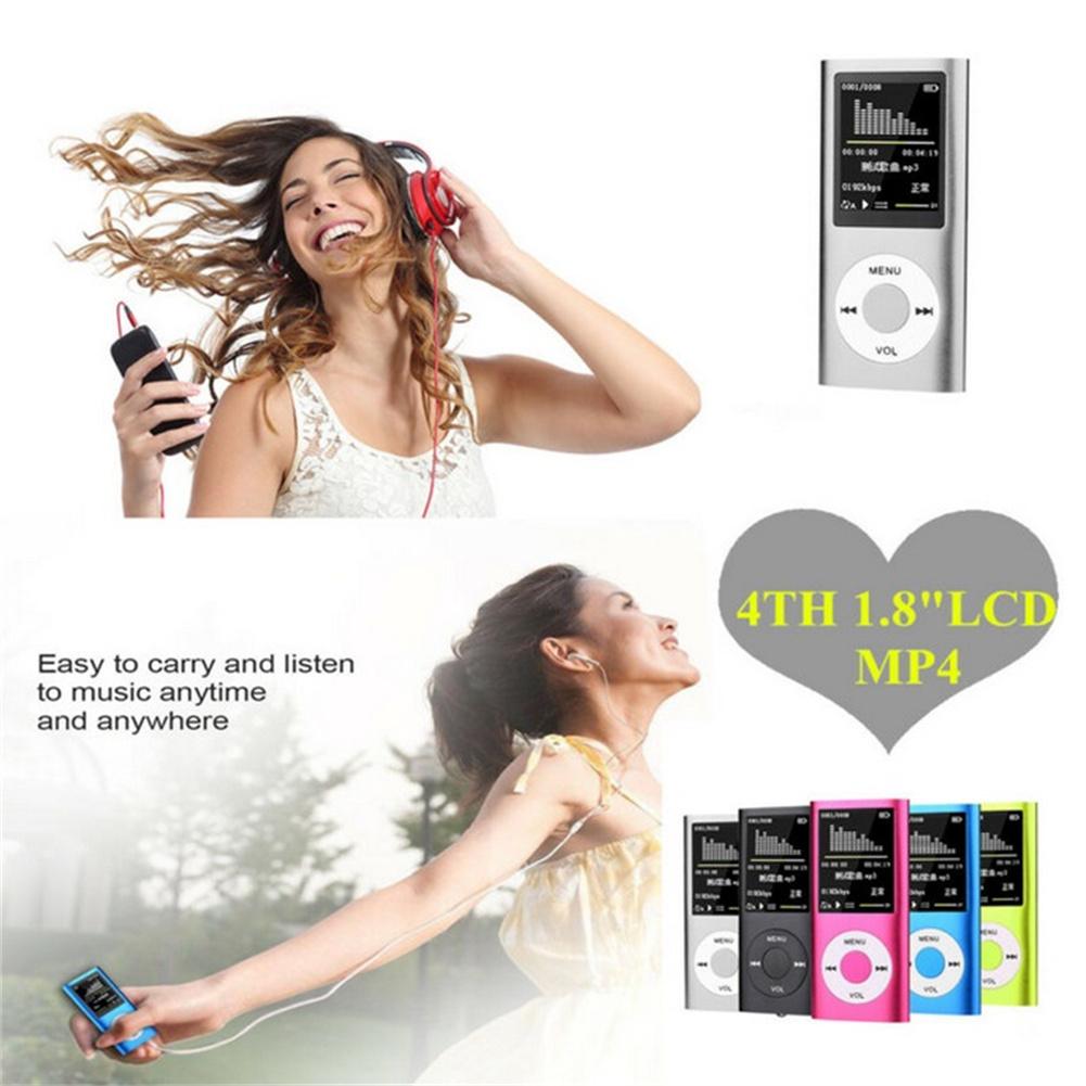 1.8-inch Mp3 Player Music Playing Built-in Fm Radio Recorder Ebook Player With Headphones Usb Cable