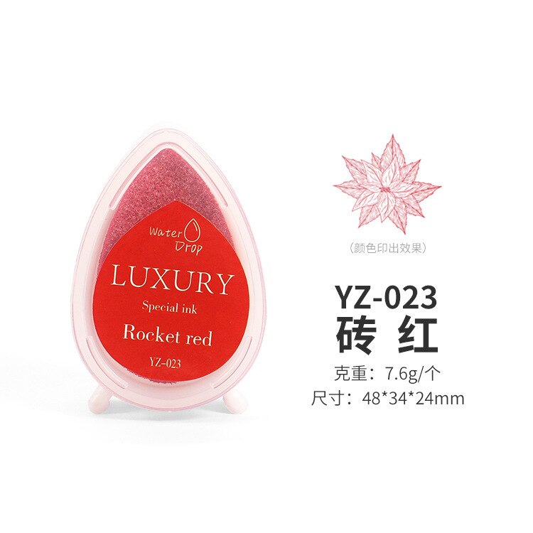 20 Rainbow Colors Diy Craft Scrapbooking Ink Pad Stamps: R