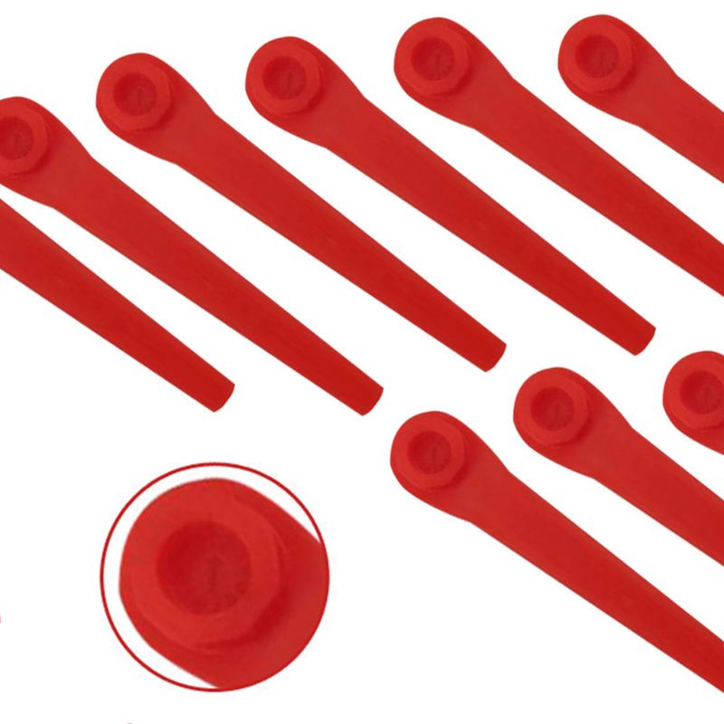 Plastique coupe gazon lames remplacement tondeuse à gazon lame pour coupe gazon jardin outil accessoires 100 pièces