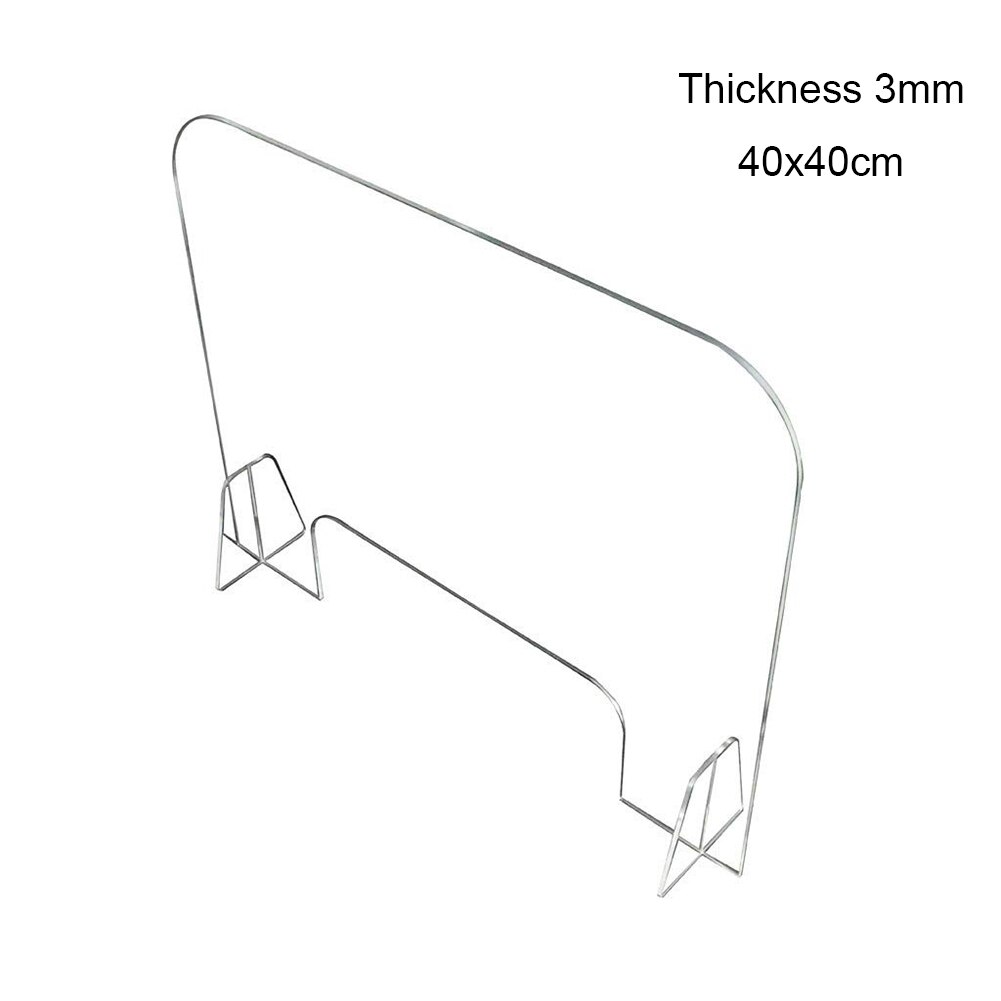 Transparant Acryl Anti-Dropping Isolatie Boord Draagbare Plexiglas Barrière School Shop Supplies H-Best