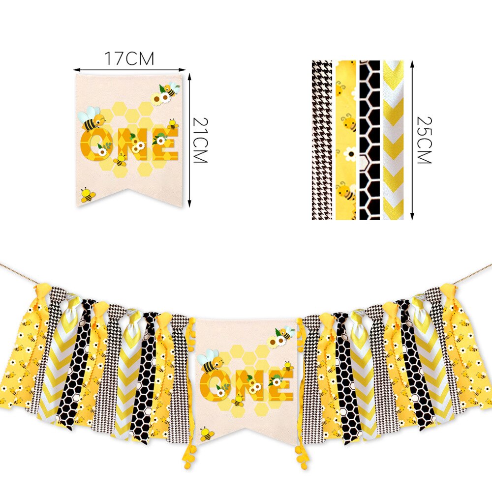 Glücklich Geburtstag Dekoration Geburtstag Mädchen Hohe Stuhl Ein Banner Ersten Geburtstag 1 jahr Geschlecht Offenbaren Party Baby Dusche Dekorationen: hoch Sessel Banner N