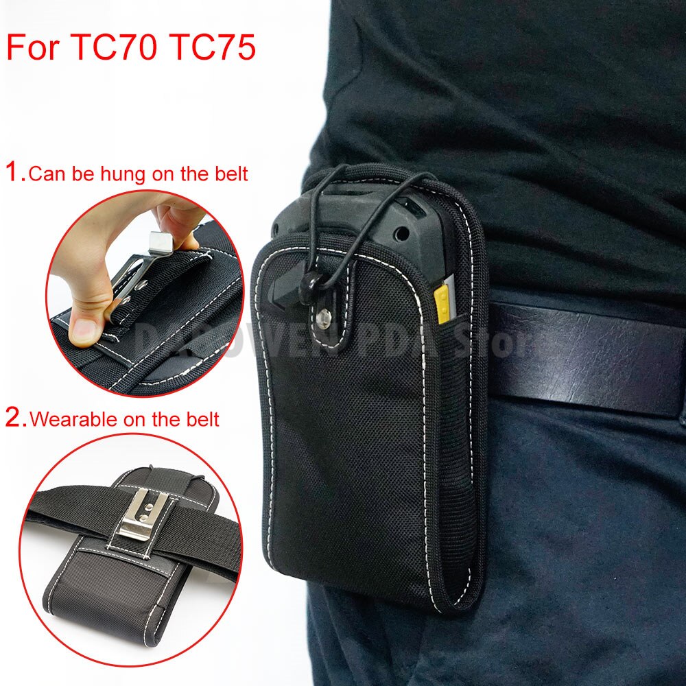 Nylon Scanner Holster with Belt Clip for Zebra Motorola Mobile Phones TC70 TC75