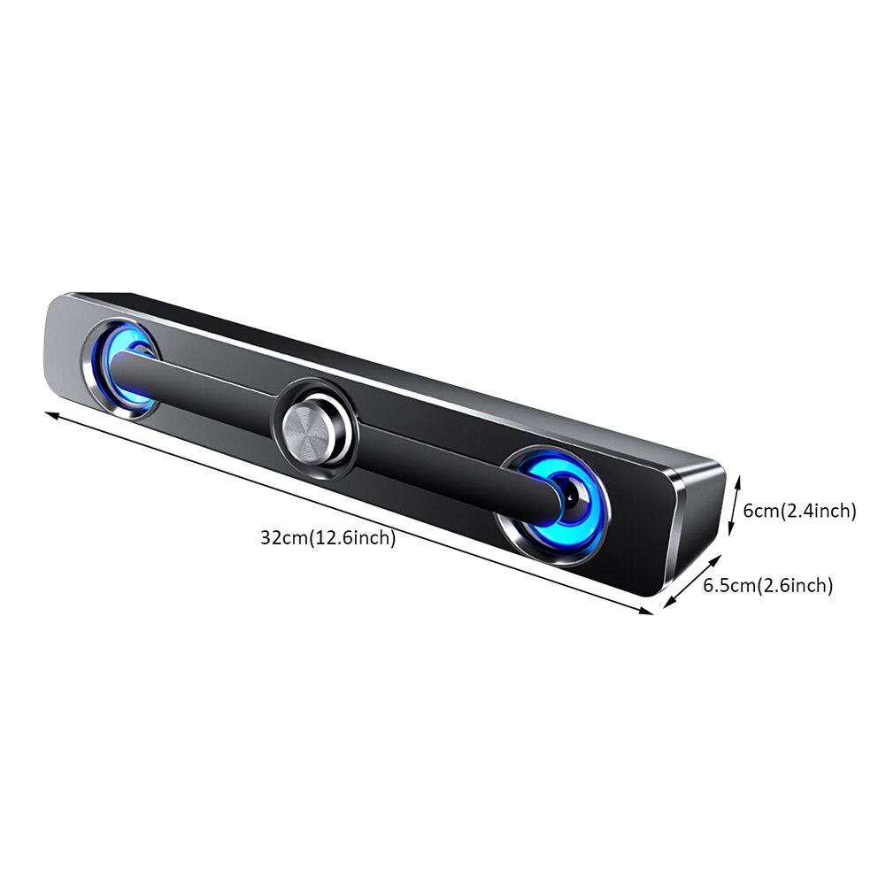 Tv Geluid Bar Usb Bedrade En Draadloze Bluetooth Home Theater Fm Radio Surround Soundbar Voor Pc Tv Speaker Voor computer