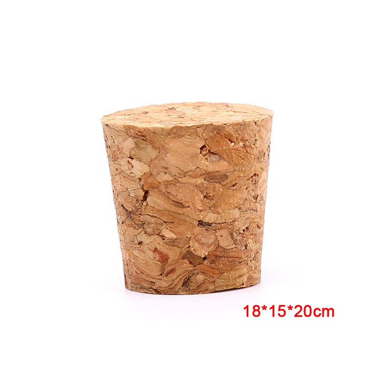 10pcs Tapered Natural Cork Bottle Stoppers Wine Corks Crafts 18*15*20mm