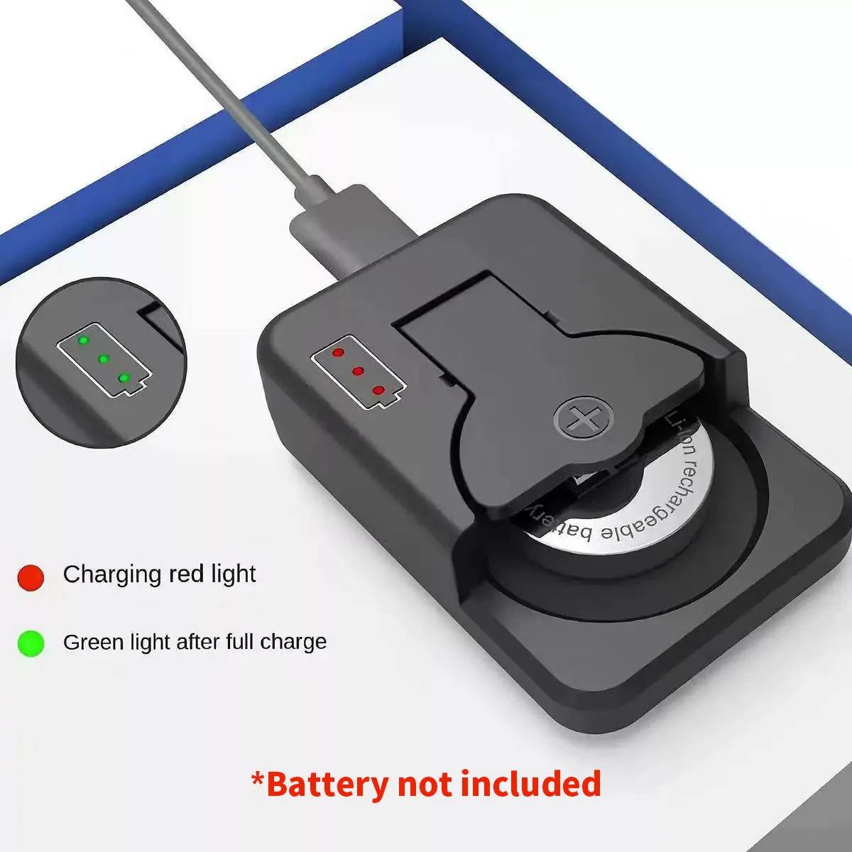 Batteria a Bottone Ricaricabile LIR2025 3.6V ad Alta Capacità per Chiavi Auto, Telecomandi, Giocattoli, Bilance, Compatibile con CR2025 ML2025: Rosso