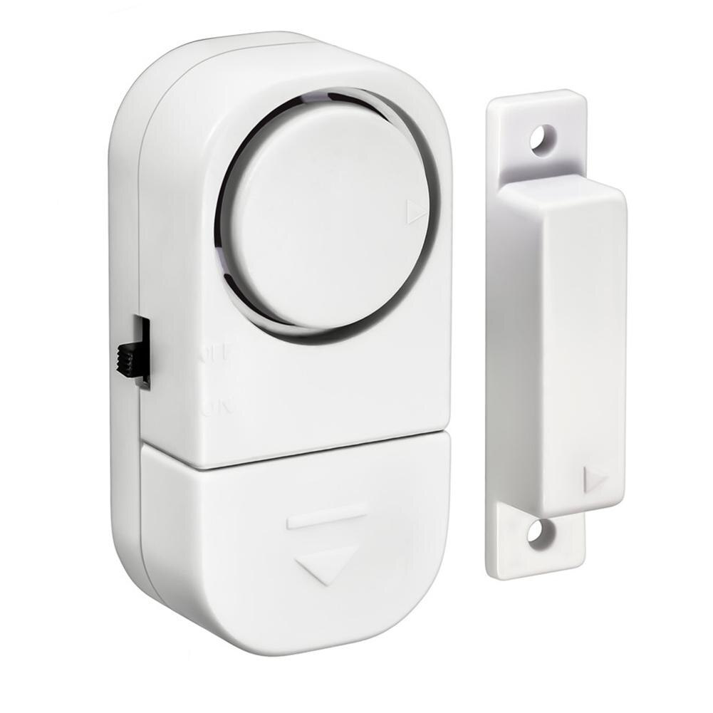 1/5/8 pcs Door Window Entry Security ABS Control Door Sensor Alarm Host Burglar Security Alarm System Magnetic Sensors Kit: White A