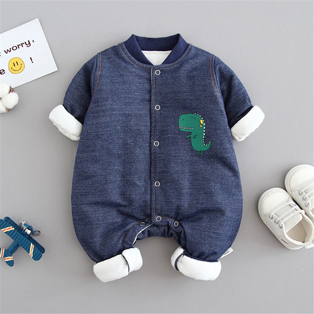 Winterliche babykleidung für neugeborene, langärmlige Baby-Overall, Cowboy-jumpsuits für freundlicher, kleinkinderkostümich, einfarbige Baby- #39