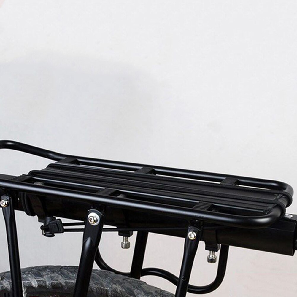 Bike Touring Carrier 110lbs Quick-Release Adjustable Back Cargo Rack Frame-Mounted Rack for Bicycles 24"-29" Bicycle Accessories