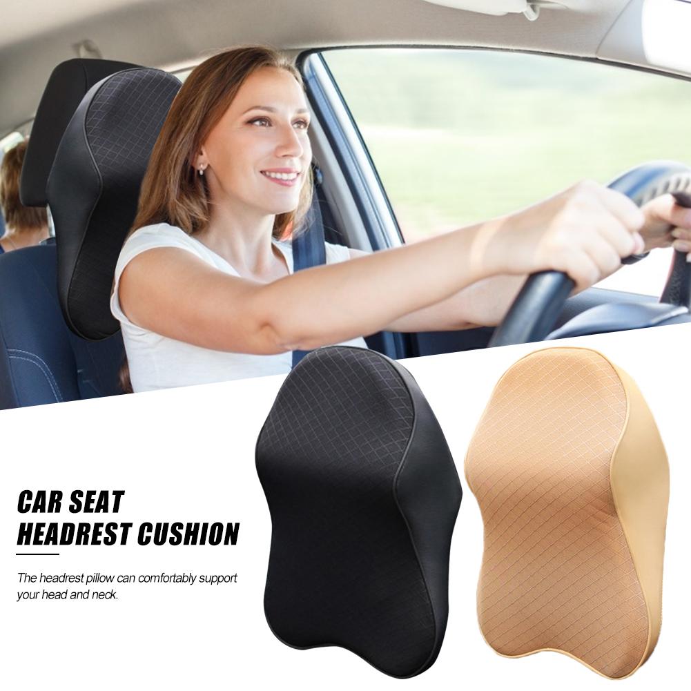 Cars Seat Headrest Pad Memory Cotton Foam Pillow Head Neck Rest Travel Support Breathable Mesh Memory Foam Car Seat Neck Pillow