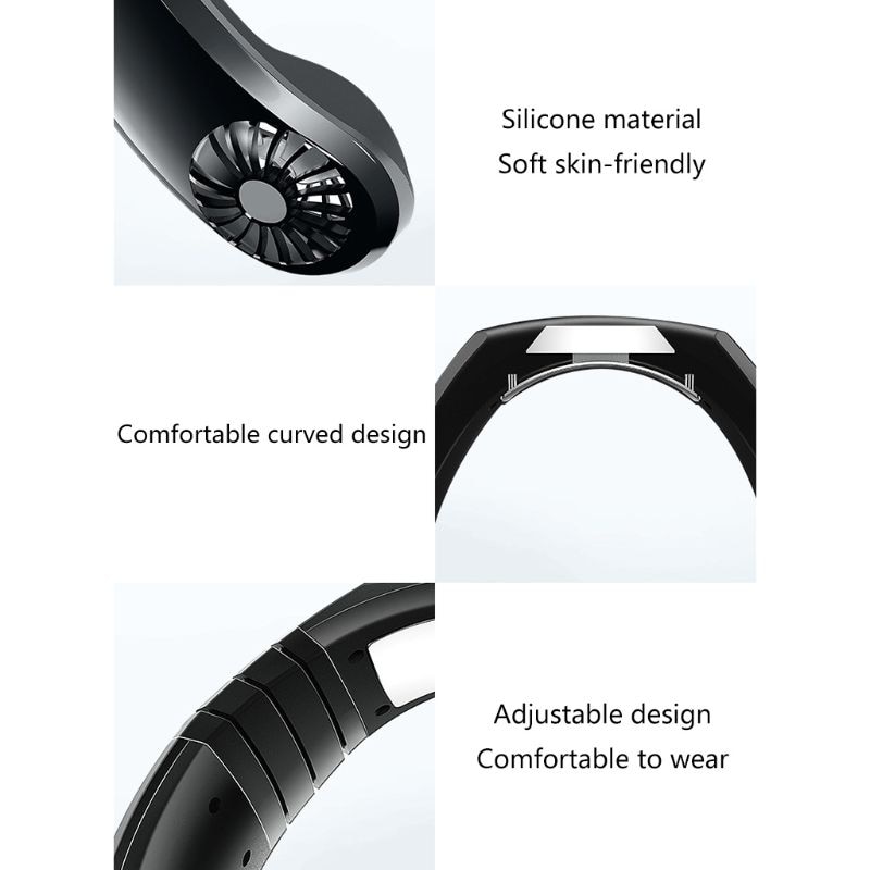 Usb Micro Draagbare 2 In 1 Luchtkoeler Mini Elektrische Airconditioner Draagbare Opknoping Hals Fan