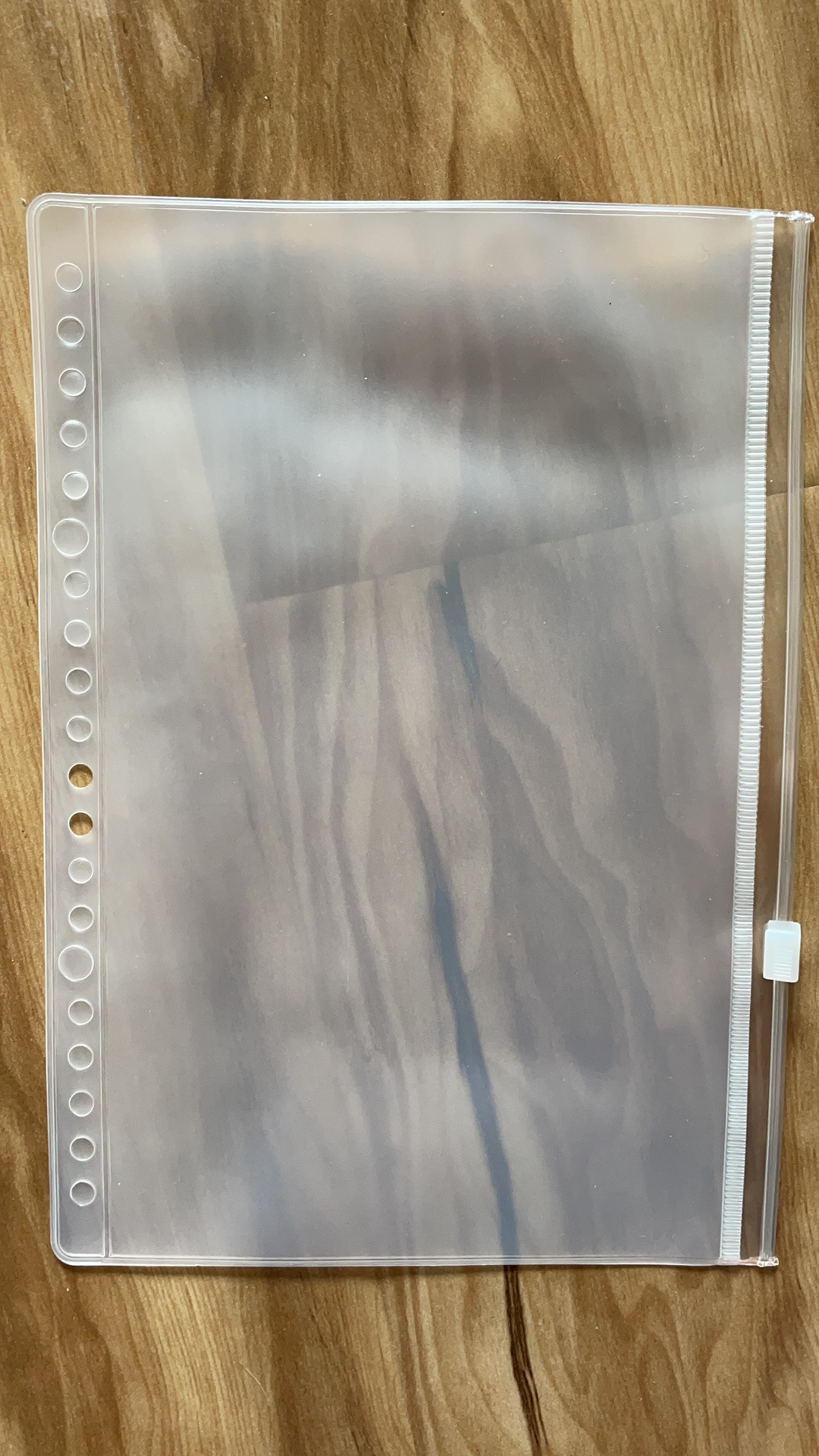 A5 Loose Leaf Soft Side Notebook Journal Planner Transparent Horizontal Line Notebooks School Office Stationery: storage bag / B5