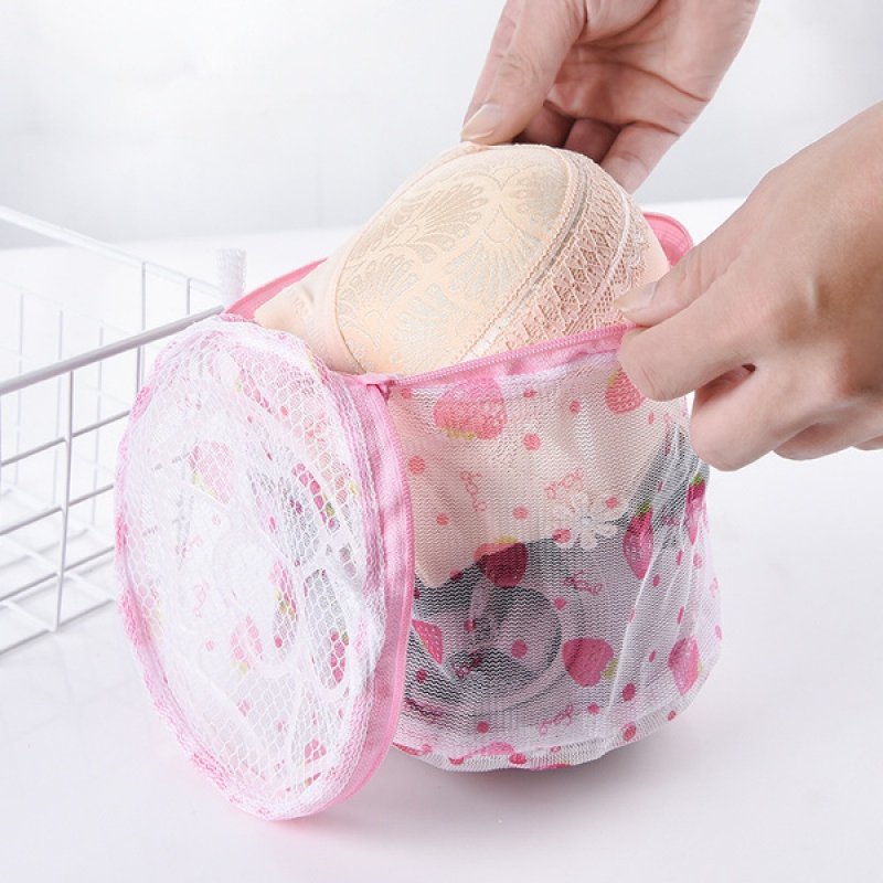 4 Styles Home Use Lingerie Washing Mesh Clothing Underwear Organizer Washing Bag Useful Mesh Net Bra Wash Bag Zipper Laundry Bag