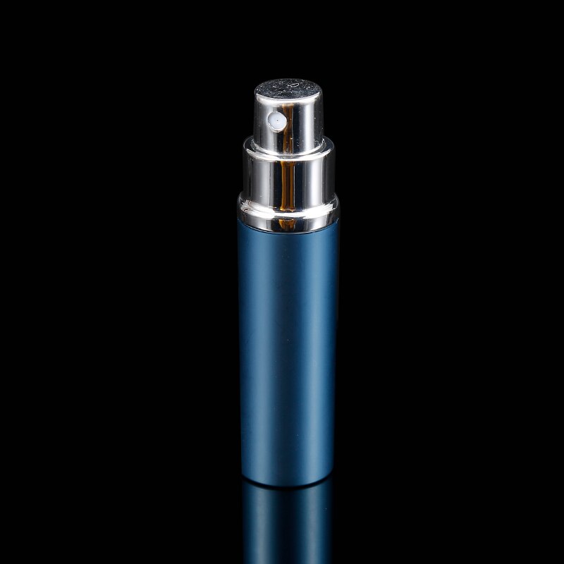 Refillable Perfume Container 5ml Deep Blue Empty Sprayer Bottle Glass Atomizer