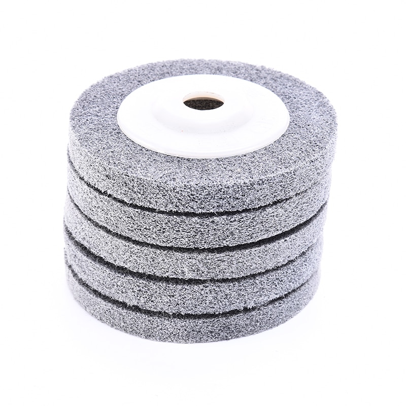 Nylon Grinding Disc 180# Flap Wheel For Metal Finish Wood Polishing On Angle Grinder 100*12*16mm