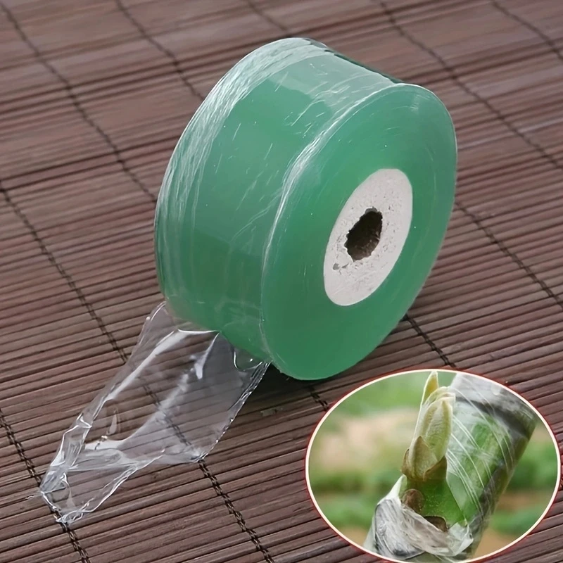 Cinta autoadhesiva de PE para injerto, película estirable para jardín, árboles, plantas, plántulas, vid, tomate, accesorios para injerto