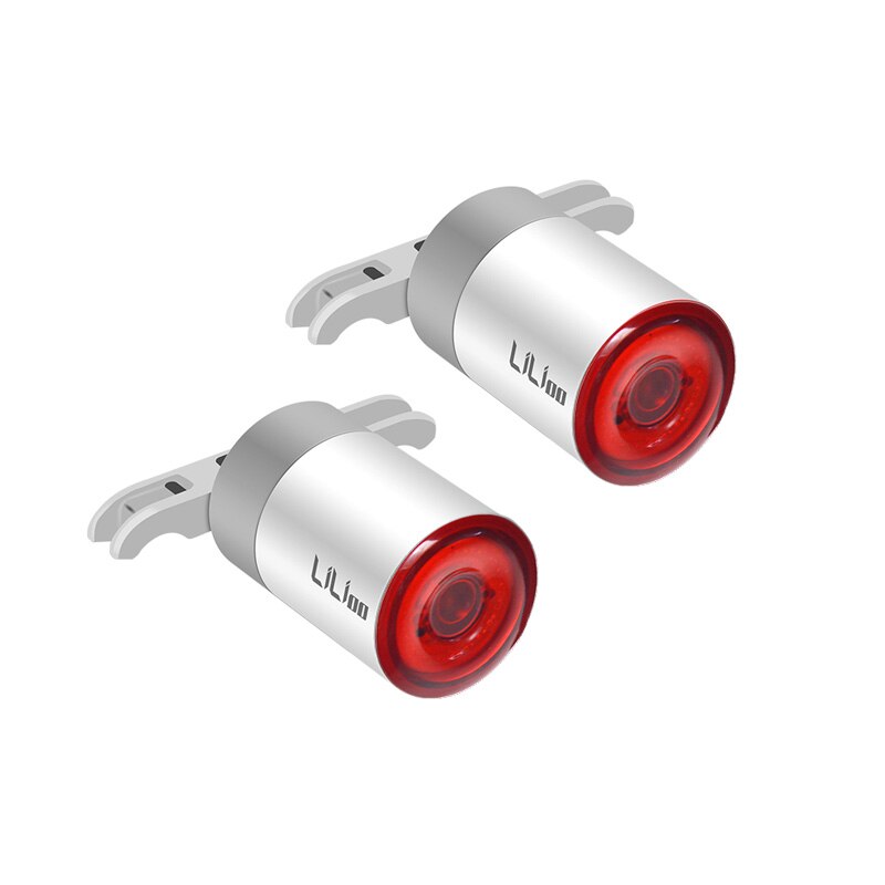 Bicycle Touch Smart Sensor Taillight Brake Vibration Induction Bike Rear Light USB Fast Charge MTB Road Bicycle Tail Light: Set A