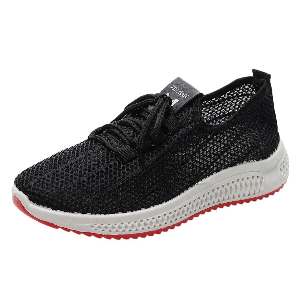 Perimedes Women's Ladies table tennis Elastic shoes Sport Walking Sneakers Women Breathable Soft girls tennis shoes#g35: Black / 8.5