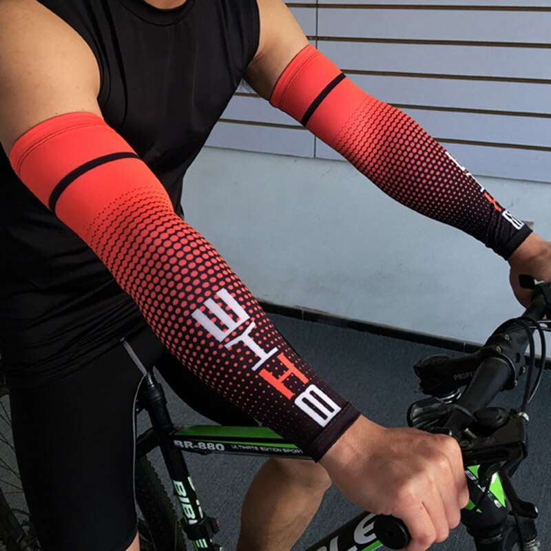 Manchettes de protection contre les uv pour hommes, idéales pour le cyclisme, la course à pied, le sport