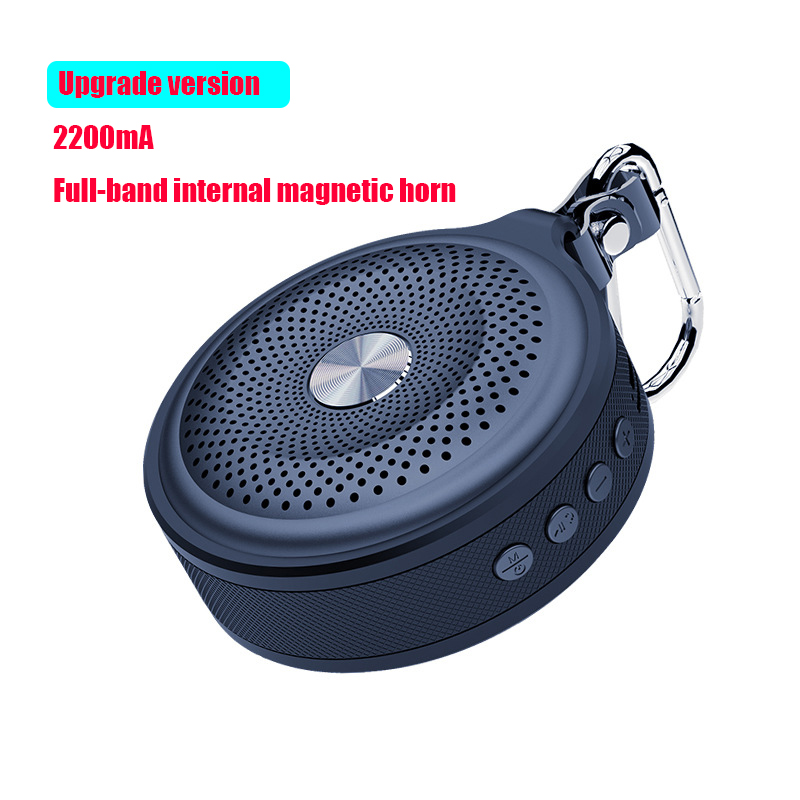 Mini Bluetooth Speaker Outdoor Hifi Subwoofer Portable Hands-free Call Music Sound Box TF Card MP3 Player Computer Loudspeaker: Beige