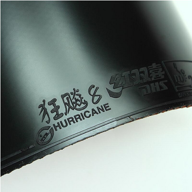 Dhs Hurricane 8 3-50 3-60 Table Tennis Rubber Sheet Ping Pong Rubber Pips-in H8 Ping Pong Racket Rubber Quick Attack Loop