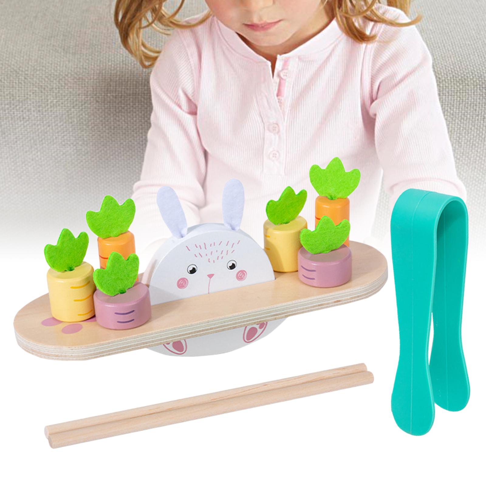 Hasen-balance-stapelbausteine-puzzlespielzeug für jungen und mädchen, lernklassiker