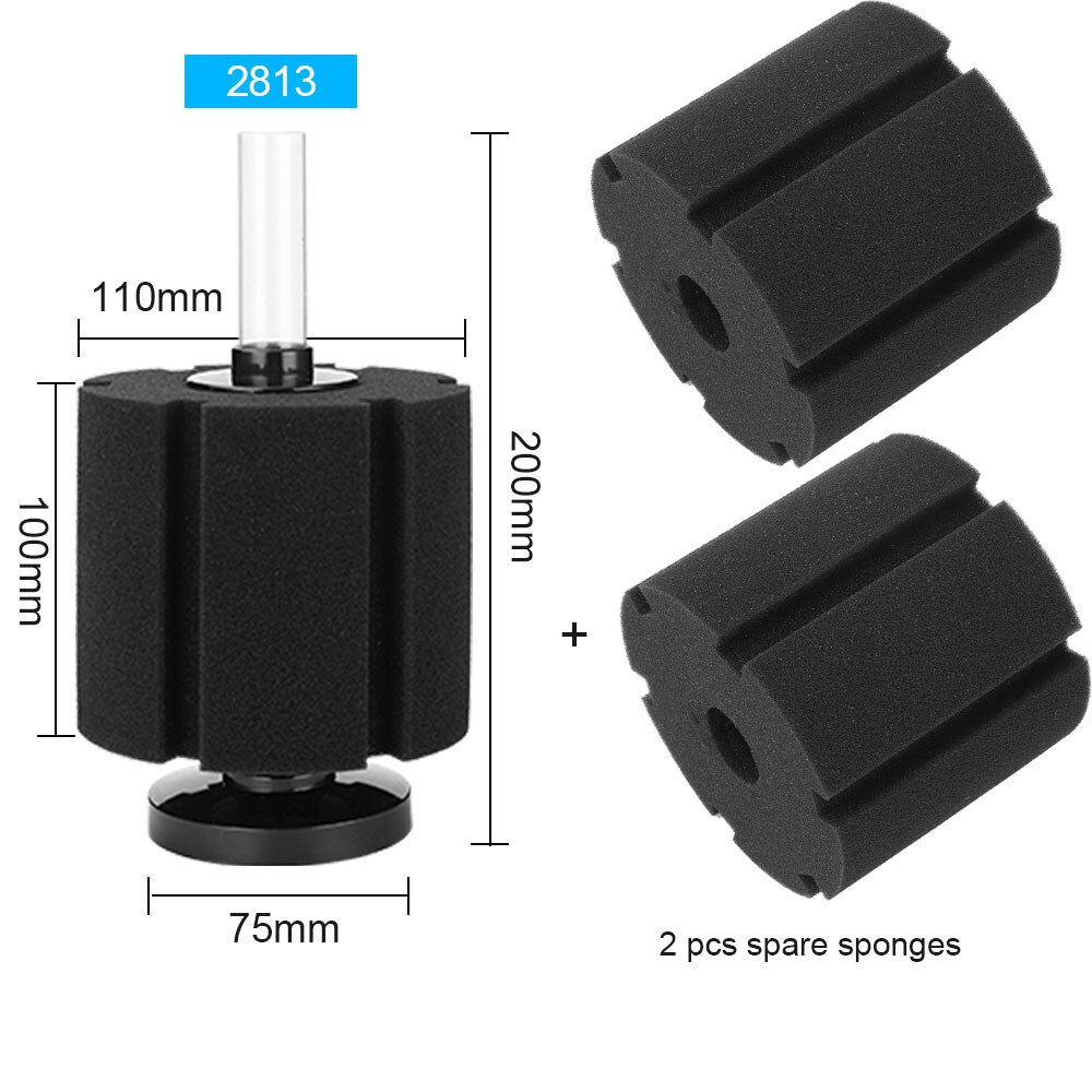 Filtro bioquímico de algodón de hada del agua, Material de filtro neumático de pecera, filtro de acuario silencioso, filtro de esponja: SG-2813 Sponge2