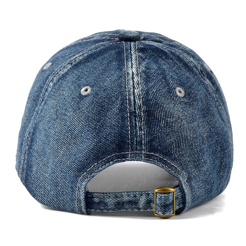 Unisex Solid Denim Baseball Cap Leeg Gewassen Jean Hoed Pet Verstelbare Snapback Hoeden Caps Voor Mannen En Vrouwen