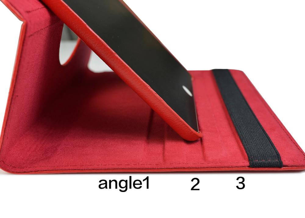 Funda con patrón de cocodrilo para iPad, cubierta de cuero abatible inteligente de grados para iPad Air 2 Air Generation, para el iPad 9,7 , 360