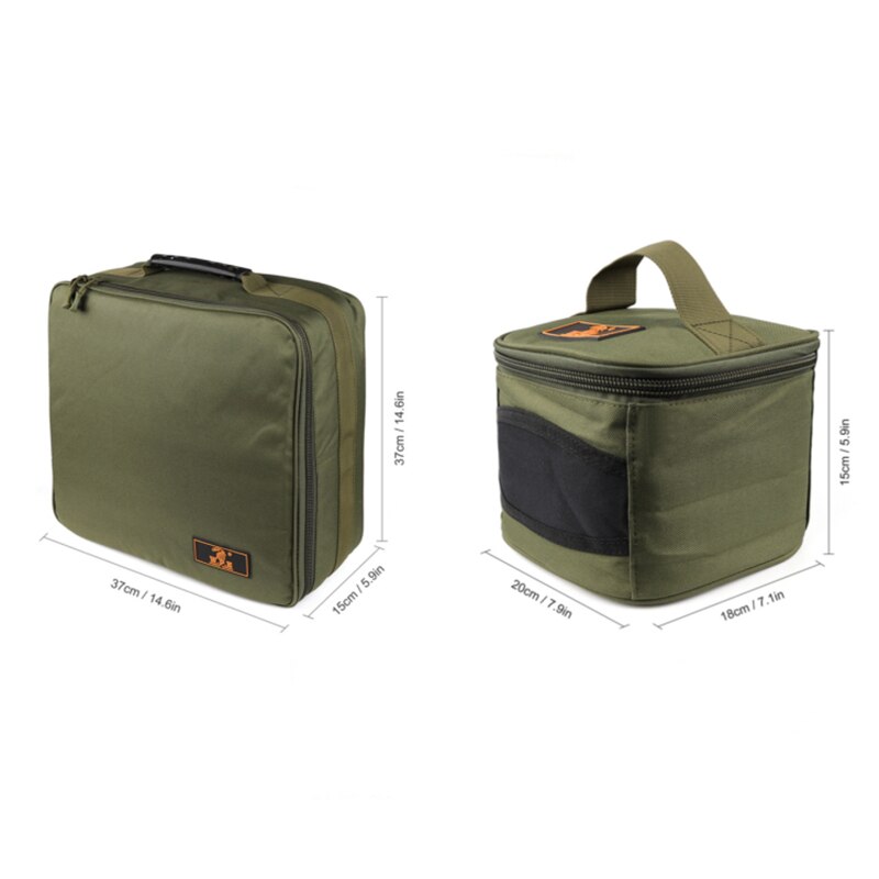 Sac de rangement pour moulinet de pêche à la carpe, étanche, résistant aux déchirures, série 500 – 10000, mallette de transport, sac d'outils