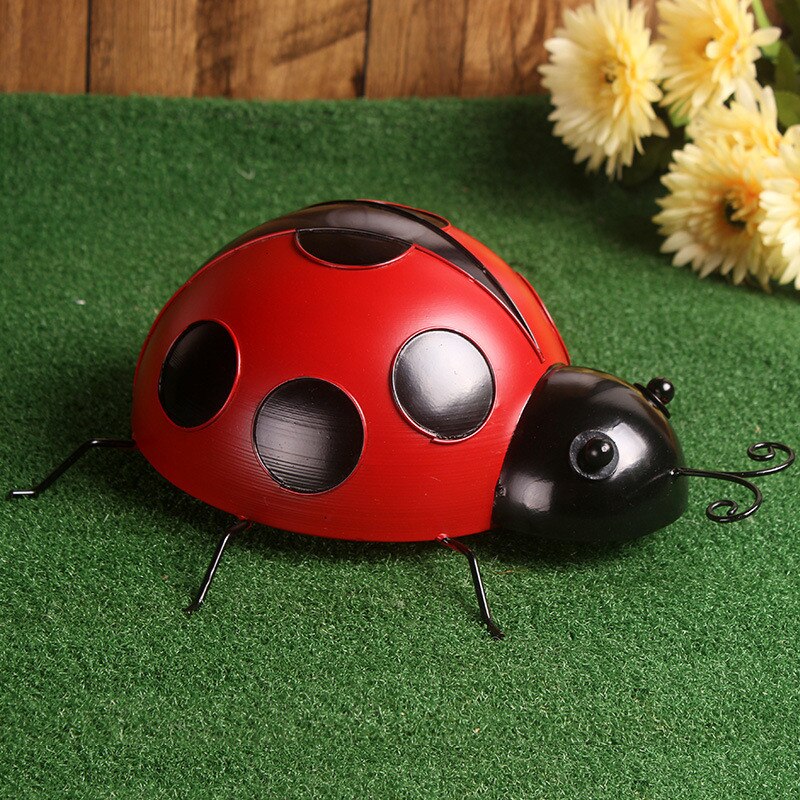 Garden Home Decor Water Rust Resistant Backyard Beetle Decoration Crafts 1pcs Metal Beetle Animal For Garden Art Outdoor