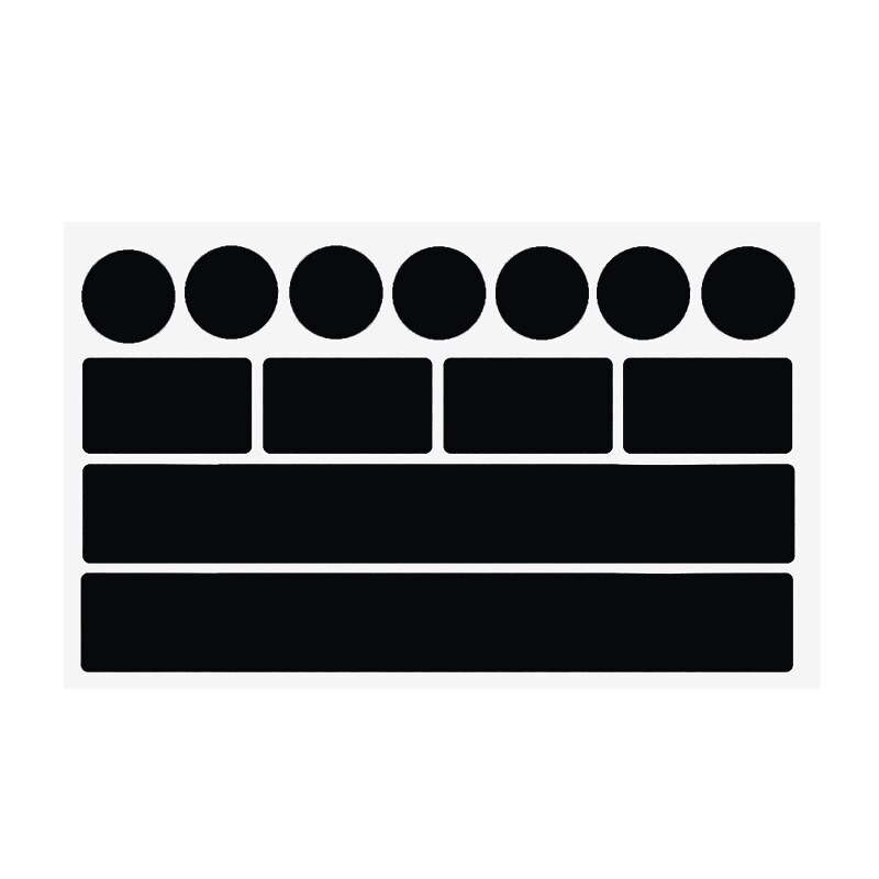 Reflecterende Sticker Voor Kinderwagens, Fiets Helmen En Meer: Black